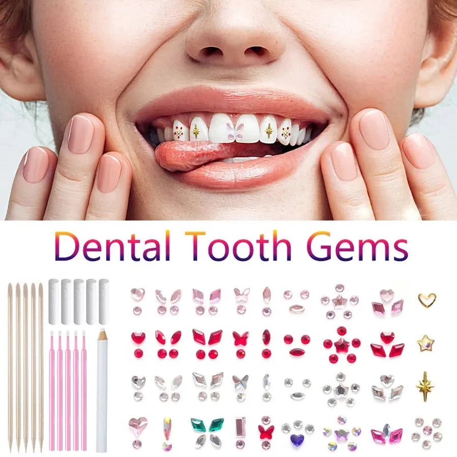 JMT-772234 Gold Tooth Gem DIY Kit for Smile Enhancements