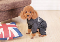 HKM-809683 Cozy Autumn Clothes for Puppies - Four-legged Design with Size Options