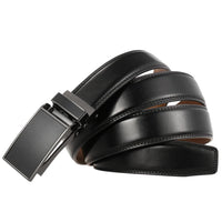HKM-674131 Automatic Ratchet Buckle Belt for Business Casual Wear - 30mm Width