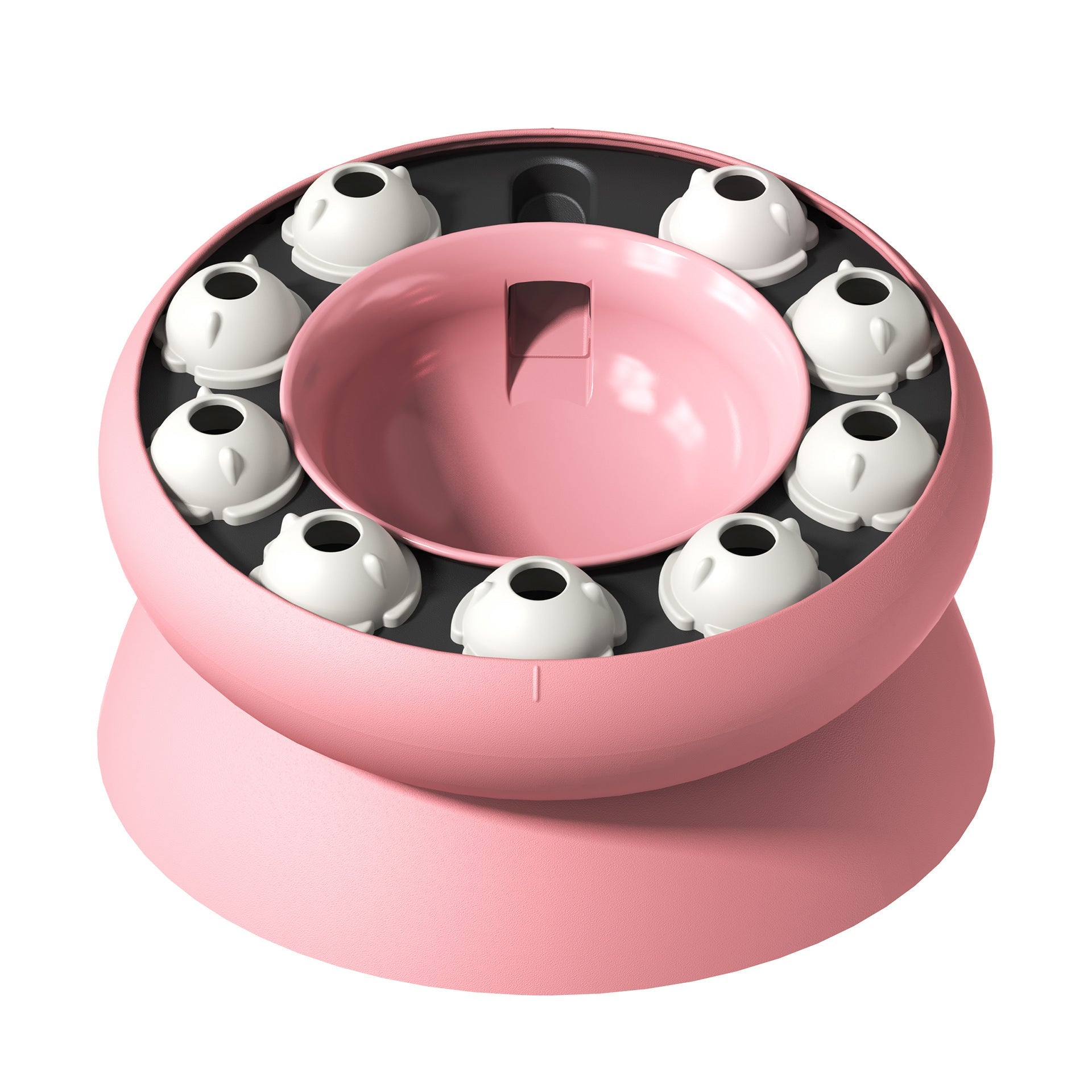 HKM-522131 Elevated Interactive Cat Slow Feeder Puzzle for Dry Food and Treats