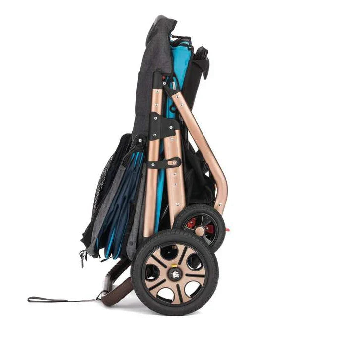 JMT-773130 Luxury 15KG Large Capacity Multifunctional Foldable Pet Stroller for Dogs and Cats