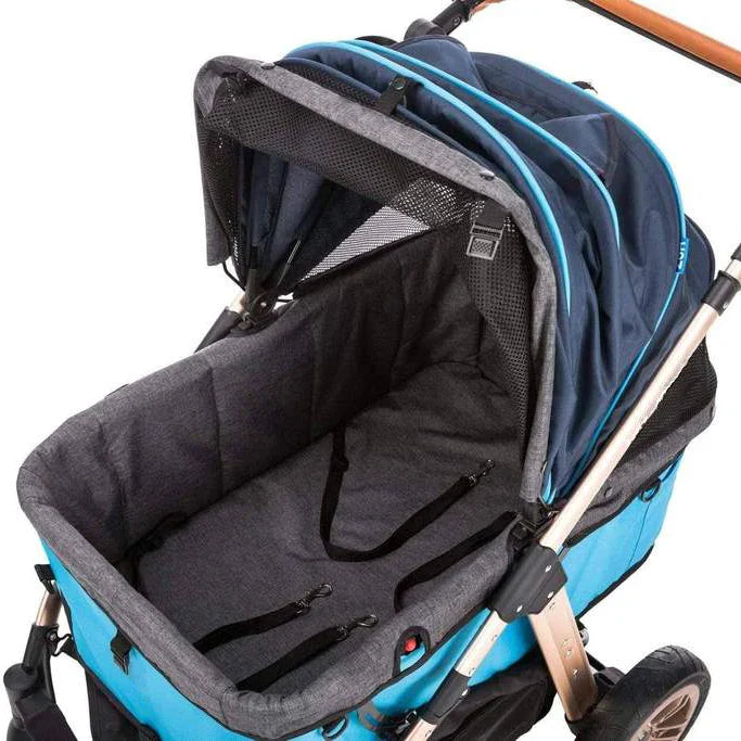 JMT-773130 Luxury 15KG Large Capacity Multifunctional Foldable Pet Stroller for Dogs and Cats