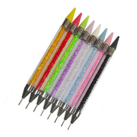 HKM-839891 Double-Headed Embossing Silicone Nail Drill Pen for Precise Nail Art
