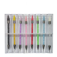 HKM-839891 Double-Headed Embossing Silicone Nail Drill Pen for Precise Nail Art