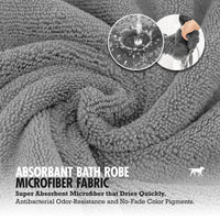 HKM-054867 Super Absorbent Dog Bathrobe for Medium to Large Dogs, Perfect Towel Pajamas for Poodles, Corgis, and Bichons