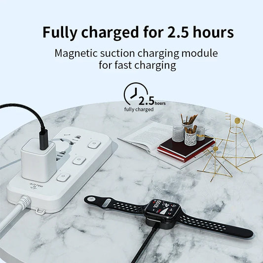 KTX-310419 Magnetic Wireless Charger Cable for Apple Watch Ultra Series 9/8/7/6/5/4/SE - Fast Charging
