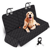 HKM-878099 Waterproof Dog Car Seat Cover with Scratchproof Protection and Adjustable Seat Belt for SUVs, Trucks, and Cars