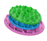 HKM-717587 Silica Gel Dog Licking Plate Mold - 15cm, Easy to Clean and Store