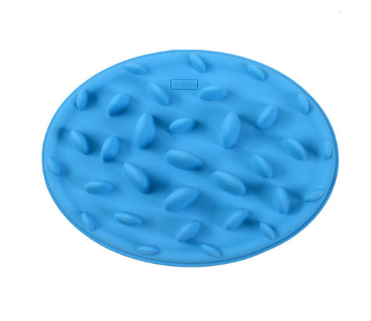 HKM-717587 Silica Gel Dog Licking Plate Mold - 15cm, Easy to Clean and Store