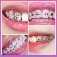 HKM-571987 Sparkling Tooth Rhinestones and Crystal Tooth Gems for Dazzling Smile Enhancement