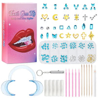 HKM-571987 Sparkling Tooth Rhinestones and Crystal Tooth Gems for Dazzling Smile Enhancement