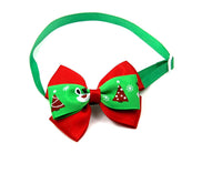 HKM-454483 Christmas-Themed Cartoon Pet Bow Ties for Dogs and Cats - Festive Party Accessories, 50 Pack