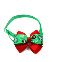 HKM-454483 Christmas-Themed Cartoon Pet Bow Ties for Dogs and Cats - Festive Party Accessories, 50 Pack