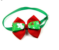 HKM-454483 Christmas-Themed Cartoon Pet Bow Ties for Dogs and Cats - Festive Party Accessories, 50 Pack
