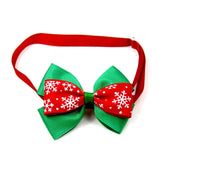 HKM-454483 Christmas-Themed Cartoon Pet Bow Ties for Dogs and Cats - Festive Party Accessories, 50 Pack