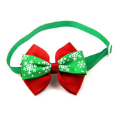 HKM-454483 Christmas-Themed Cartoon Pet Bow Ties for Dogs and Cats - Festive Party Accessories, 50 Pack