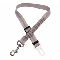 HKM-784787 Adjustable Dog Car Seat Belt with Elastic Buffer and Reflective Safety Features