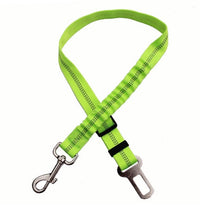 HKM-784787 Adjustable Dog Car Seat Belt with Elastic Buffer and Reflective Safety Features