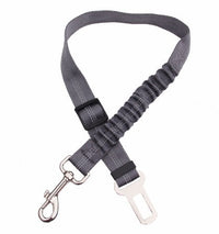 HKM-784787 Adjustable Dog Car Seat Belt with Elastic Buffer and Reflective Safety Features
