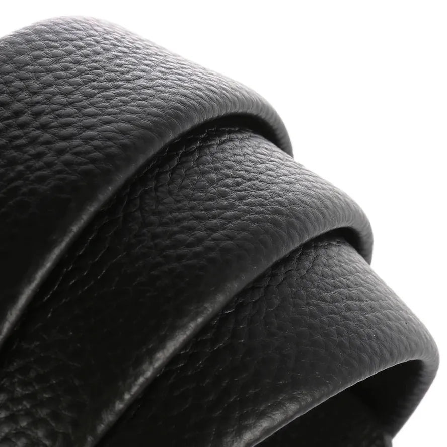 HKM-654867 Men's Cowhide Leather Belt Strip - Durable First Layer Design, Model LY35-3603