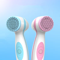 HKM-640915 Ultrasonic Waterproof Silicone Face Wash Device with Rechargeable Battery