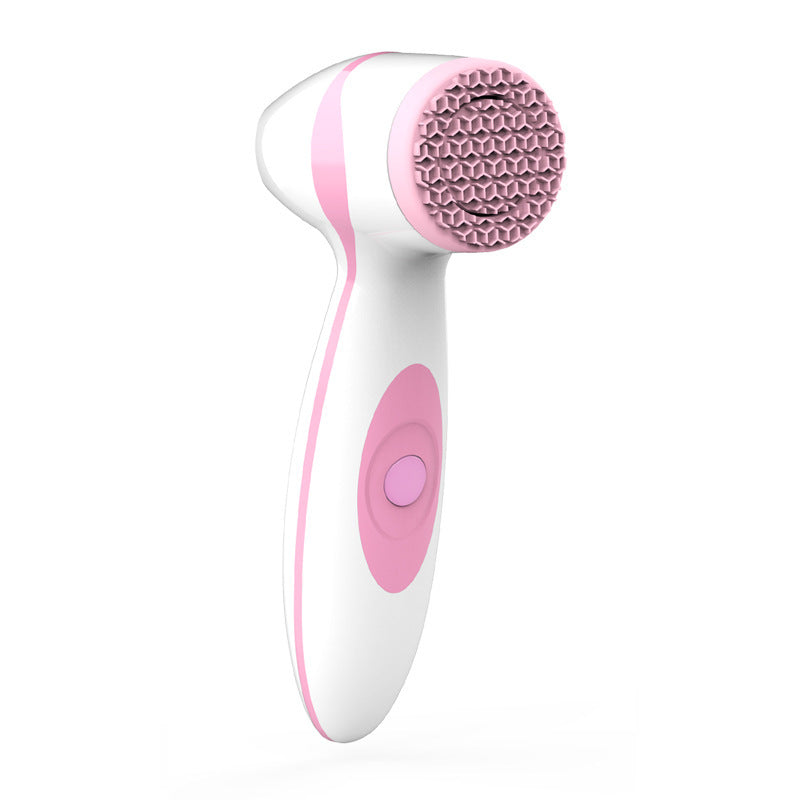 HKM-640915 Ultrasonic Waterproof Silicone Face Wash Device with Rechargeable Battery