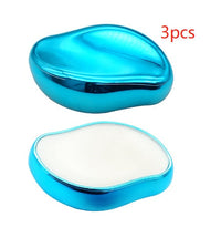 HKM-655059 Painless Crystal Hair Eraser - Reusable Exfoliating Tool for Smooth Skin Removal