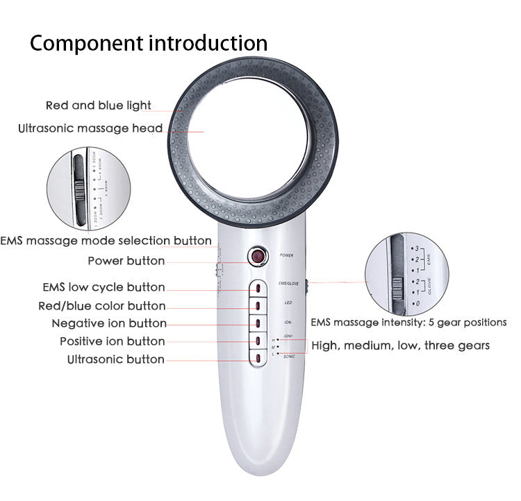 HKM-391763 Microcurrent Optical Fiber Body Device for Cellulite Reduction and Skin Rejuvenation
