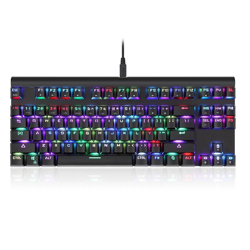 KTX-112275 Custom Full Color 87-Key Light-Up Mechanical Keyboard