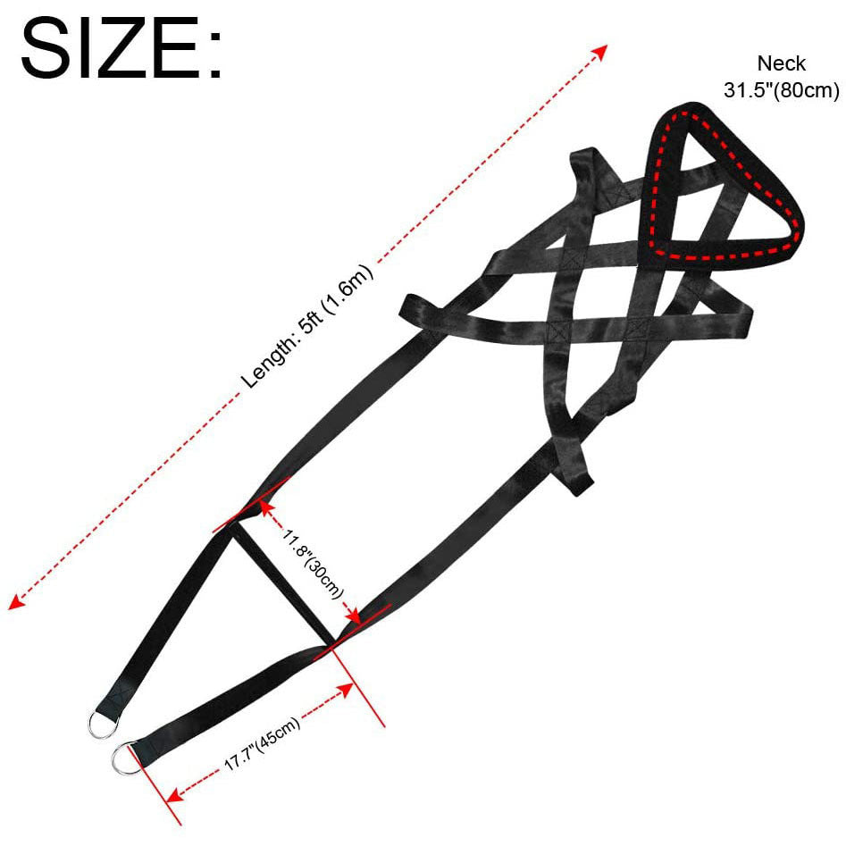 HKM-973971 Durable Cotton Dog Leash and Chest Strap - 110cm Traction Belt for Training and Walking