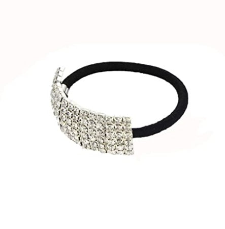 HKM-477395 Rhinestone Crystal Fashion Hairpin Headdress - Set of 3 Hair Rings