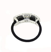 HKM-477395 Rhinestone Crystal Fashion Hairpin Headdress - Set of 3 Hair Rings