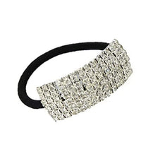 HKM-477395 Rhinestone Crystal Fashion Hairpin Headdress - Set of 3 Hair Rings