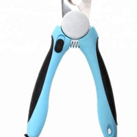 HKM-480019 Pet Nail Clipper with File for Dogs, Cats, and Small Animals - Non-Slip Handle, Stainless Steel Blade