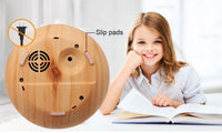 HKM-094931 Wood Grain Ultrasonic Aromatherapy Humidifier with Adjustable Mist & LED Light