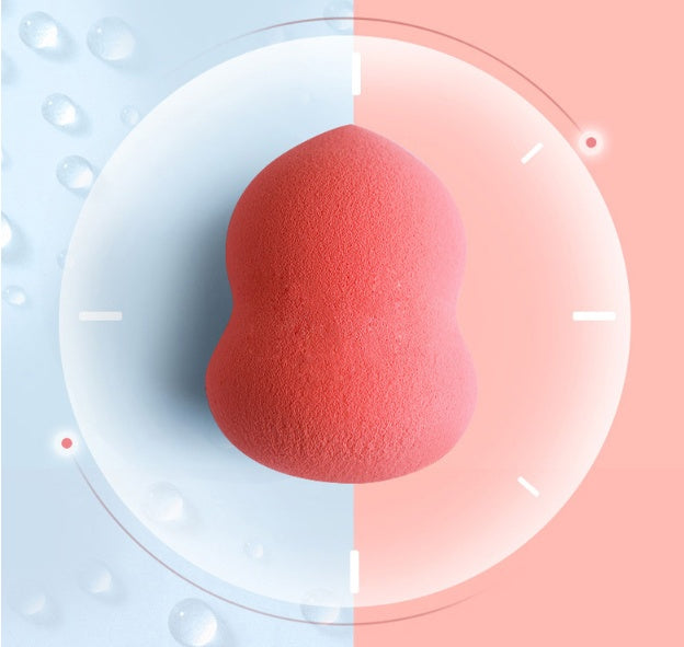 HKM-117587 Hydrophilic Polyurethane Gourd Puff Water Drops for Enhanced Hydration