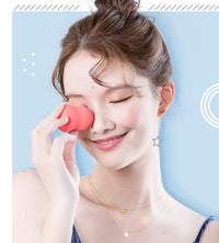 HKM-117587 Hydrophilic Polyurethane Gourd Puff Water Drops for Enhanced Hydration