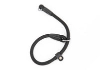 HKM-156435 Nylon Double-Ended Dog Collar - Black, Adjustable Sizes: S, M, L
