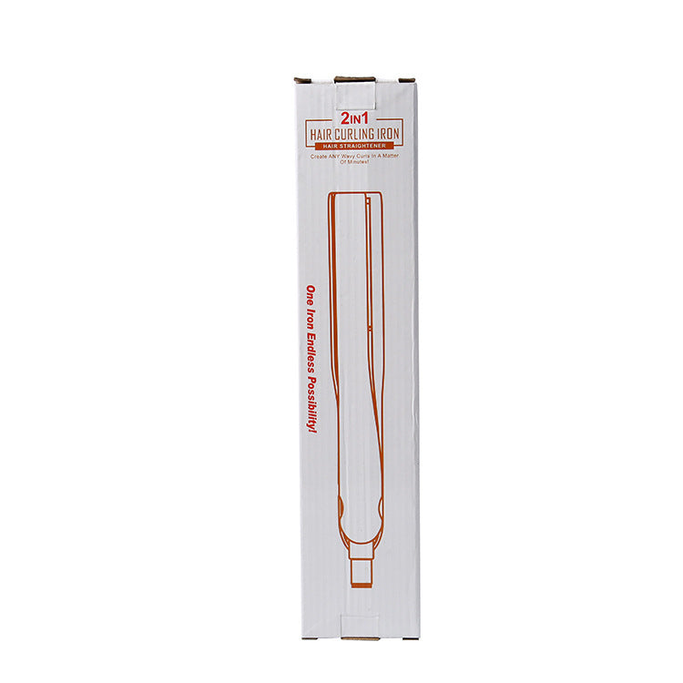 HKM-044563 Three-in-One Hair Curling Iron with Golden Finish and Universal Plug Options