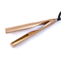 HKM-044563 Three-in-One Hair Curling Iron with Golden Finish and Universal Plug Options