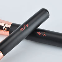HKM-149203 Rose Gold Wool Bristle Makeup Brush with Wooden Handle - Portable 17.5CM Length