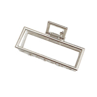 HKM-803923 Elegant Pearl Hairpin Clip - Geometric Alloy Design with Electroplating Finish