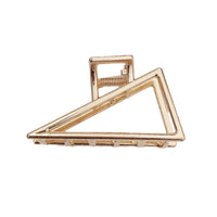 HKM-803923 Elegant Pearl Hairpin Clip - Geometric Alloy Design with Electroplating Finish