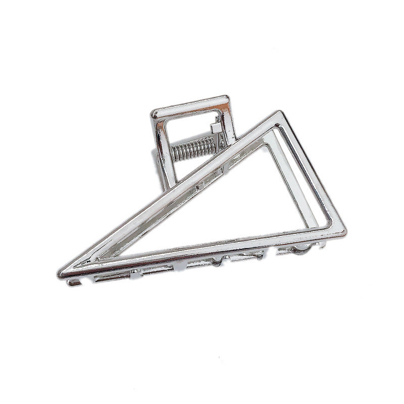 HKM-803923 Elegant Pearl Hairpin Clip - Geometric Alloy Design with Electroplating Finish