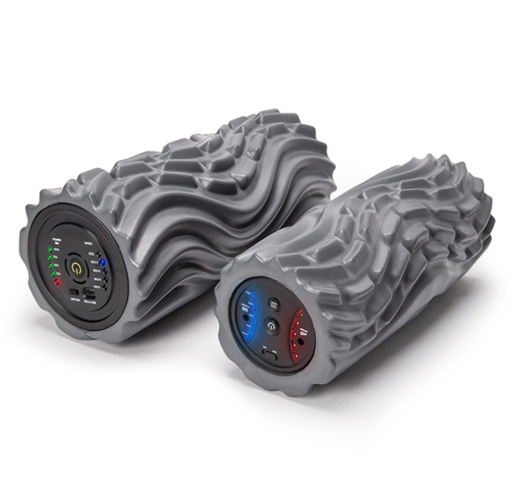 HKM-685651 USB Electric Massage Foam Roller with Vibration and Acupressure for Muscle Relief