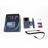 HKM-010643 Nail Polishing Machine with LED Display and Adjustable Speed, Long-Lasting Battery Life