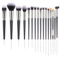 HKM-213587 16-Piece Professional Makeup Brush Set with Plastic Handles for Flawless Application
