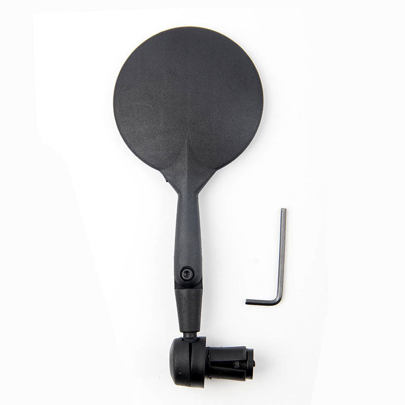 HKM-147027 Bicycle Rearview Mirror with Reflector Attachment for Enhanced Safety