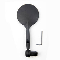 HKM-147027 Bicycle Rearview Mirror with Reflector Attachment for Enhanced Safety