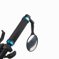 HKM-147027 Bicycle Rearview Mirror with Reflector Attachment for Enhanced Safety